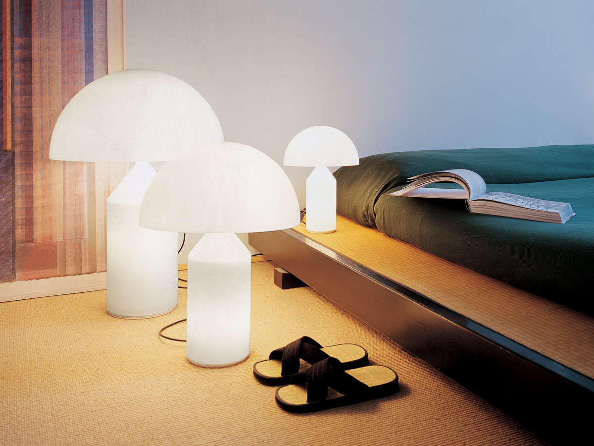 Atollo table lamp from Oluce.