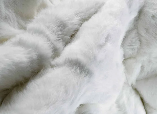 Yerra Rabbit fur throw