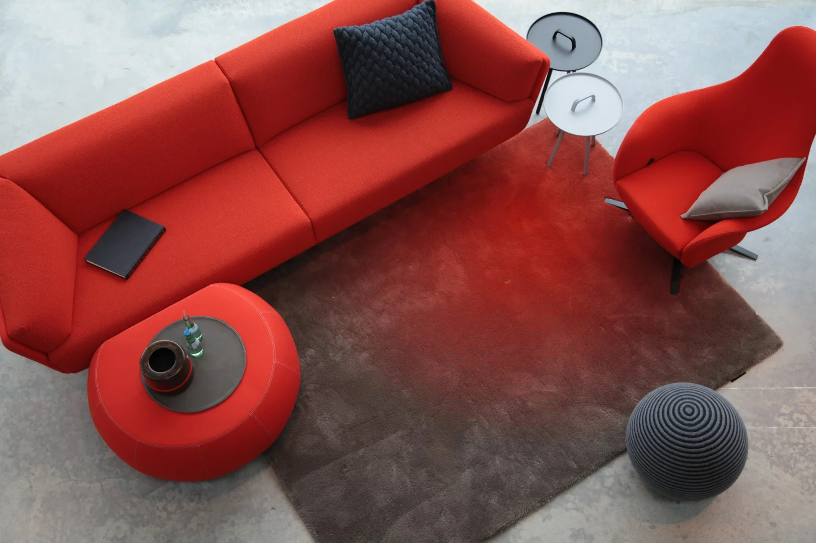 Cameleon custom wool area rug from Carpet Sign