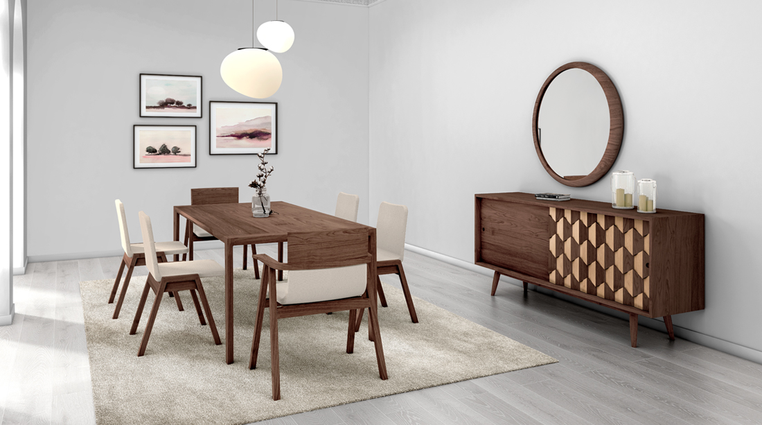 WeWood Pensil Stacking Chair and Raia Table
