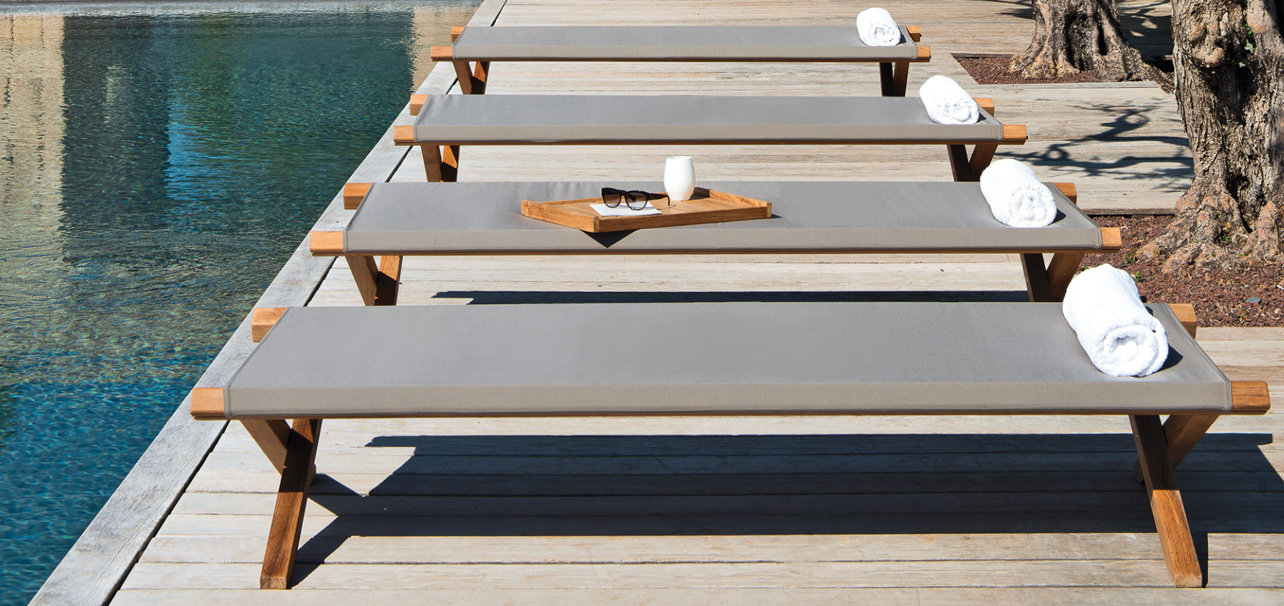 Elit sun bed sun lounger from Ethimo
