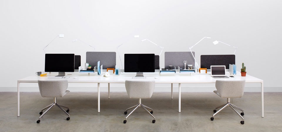 Modus Edge table and Hold Swivel Chair at Morlen Sinoway