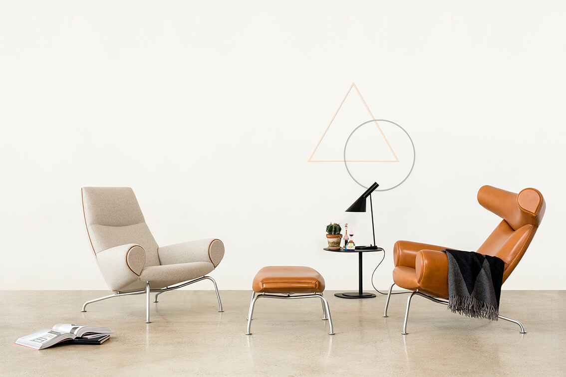Erik Jorgensen - Queen Chair and Ox Chair