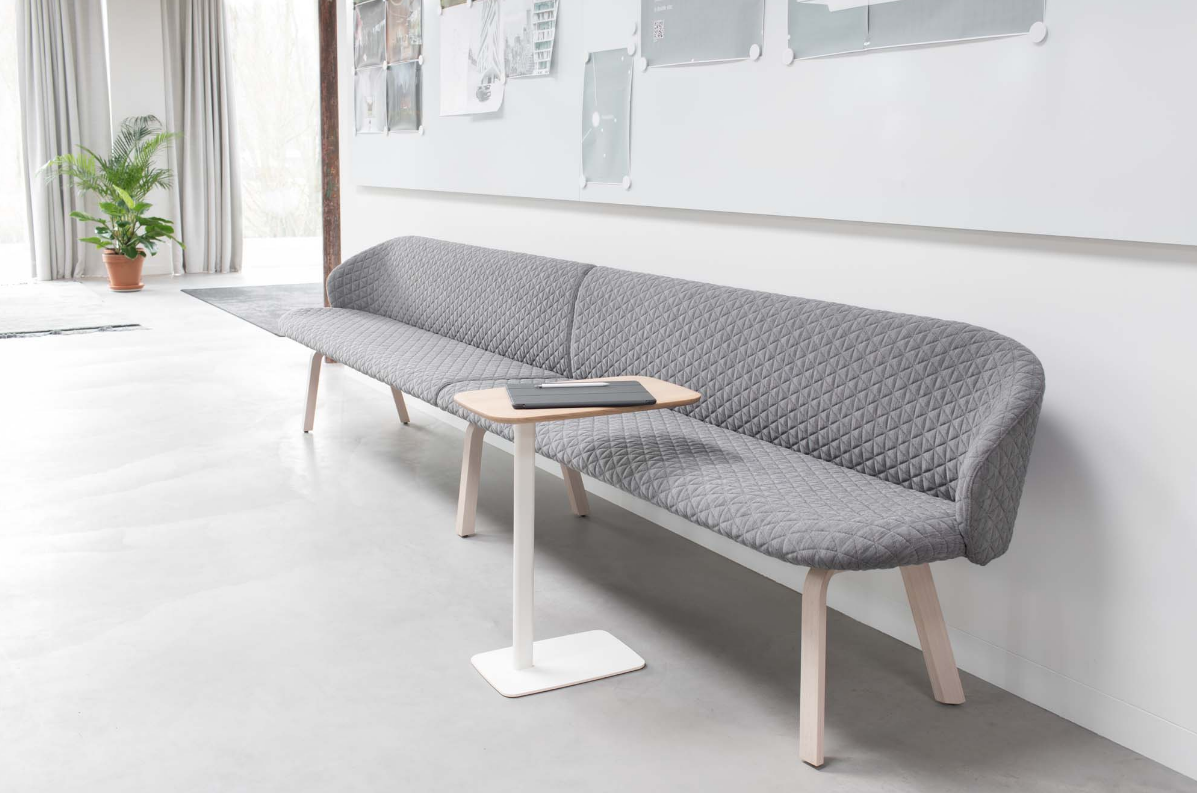 Close bench by Arco + Utensil table by Arco