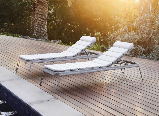 Cane-line Breeze Sunbed with cushion