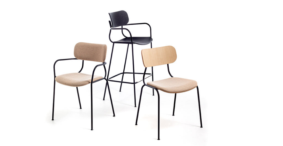 Arrmet Kiyumi chair and Kiyumi stool collection is available at Morlen Sinoway