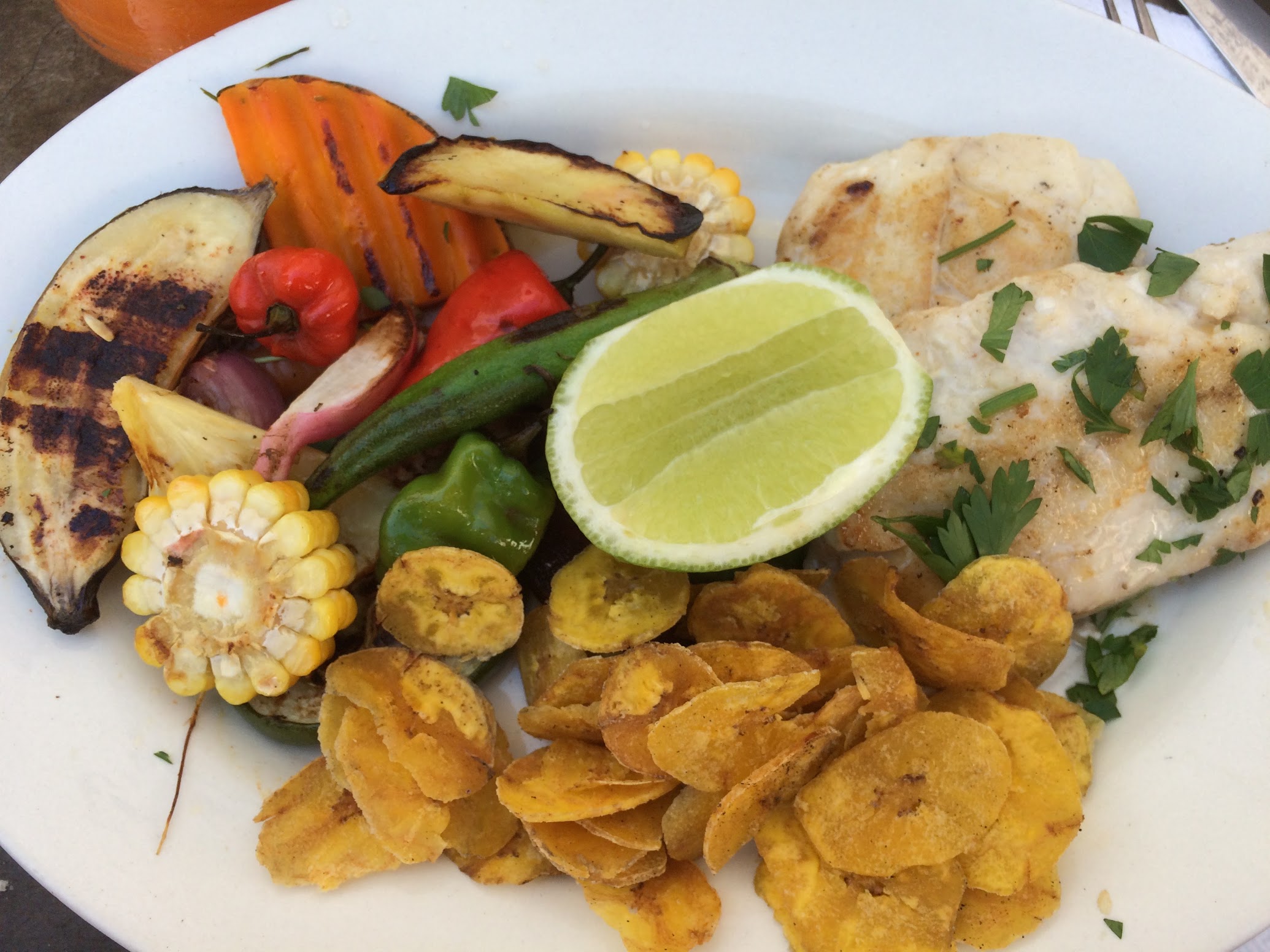 Our lunch at El Del Frente.