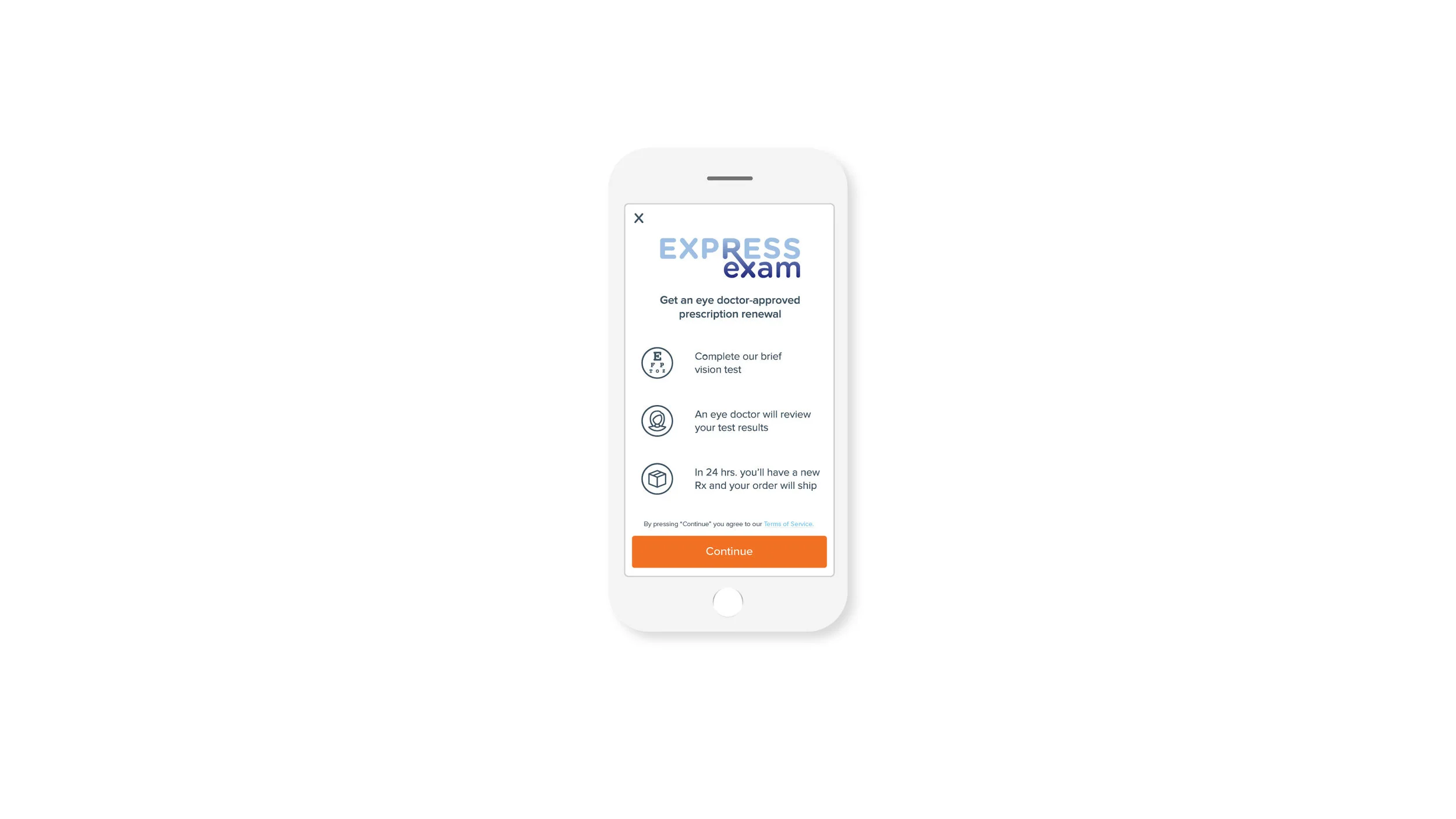 project: ExpressExam app home screen role: Branding, art direction, ux/ui, design