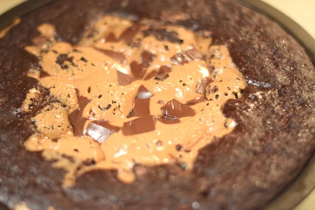 Guilt Free Chocolate and Peanut Butter Brownies 