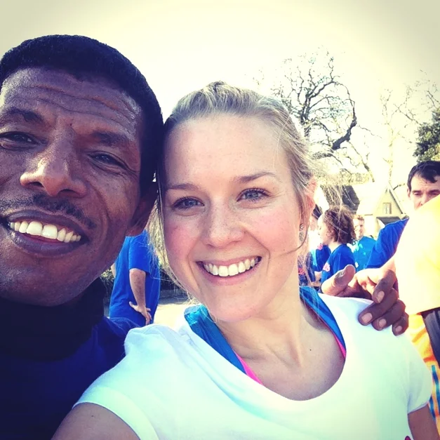 Running with Halie Gebrselassie