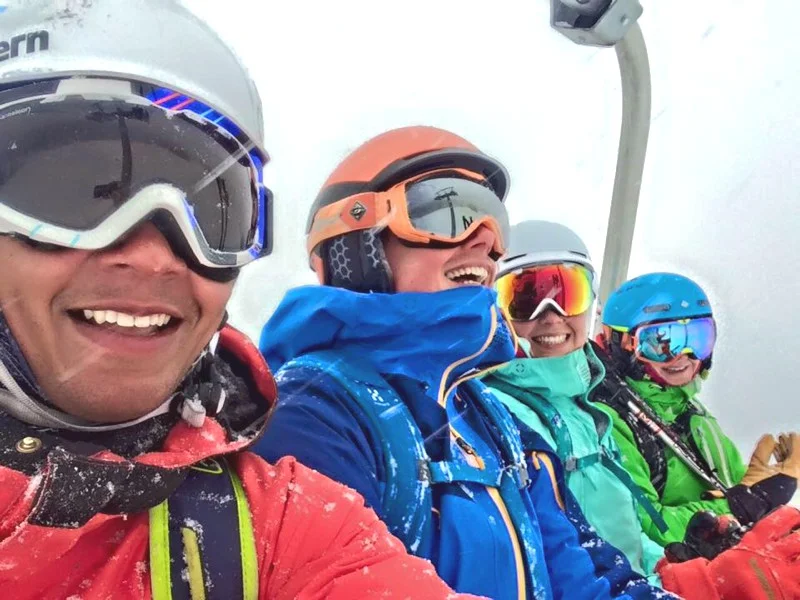 Powder, pizza and pals! Skiing in Courmayeur