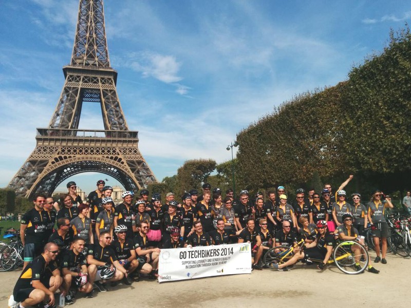 Techbikers, cycling London to Paris