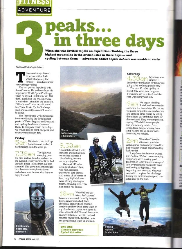 3 Peaks Cycle Challenge article