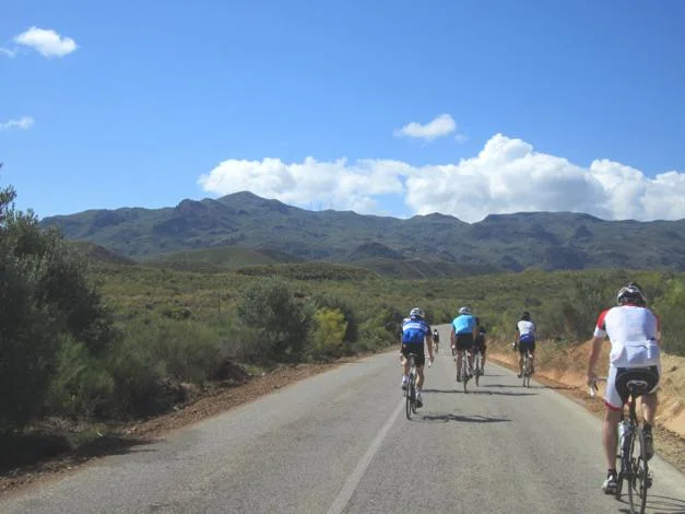 Climb that hill. 960 metres of climbing ahead at this point