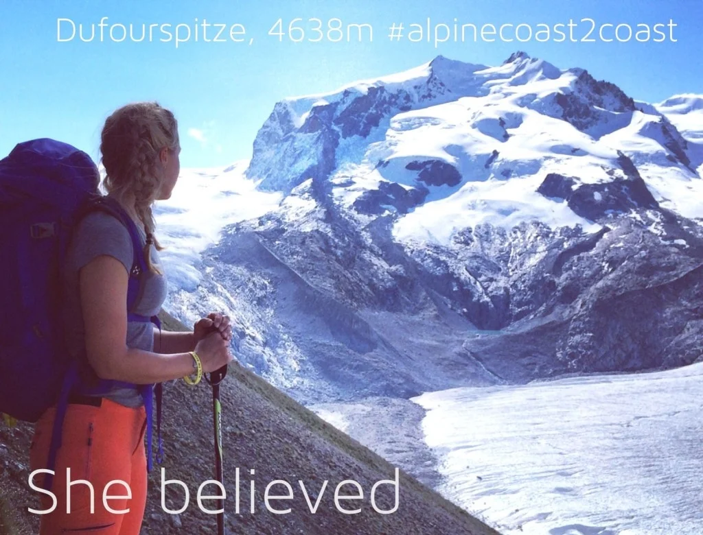 She believed she could and so she did