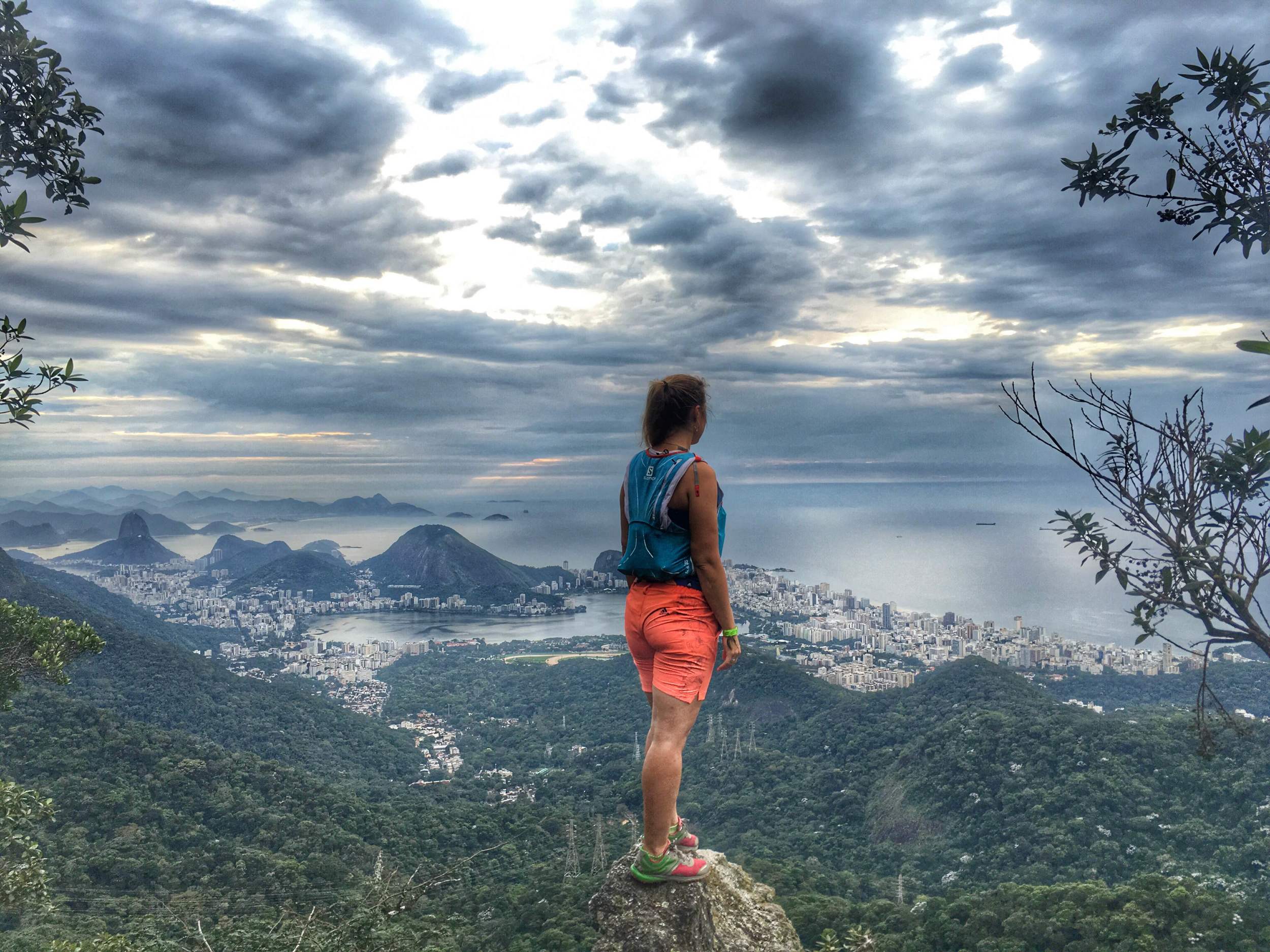 Sunrise running in Rio de Janeiro