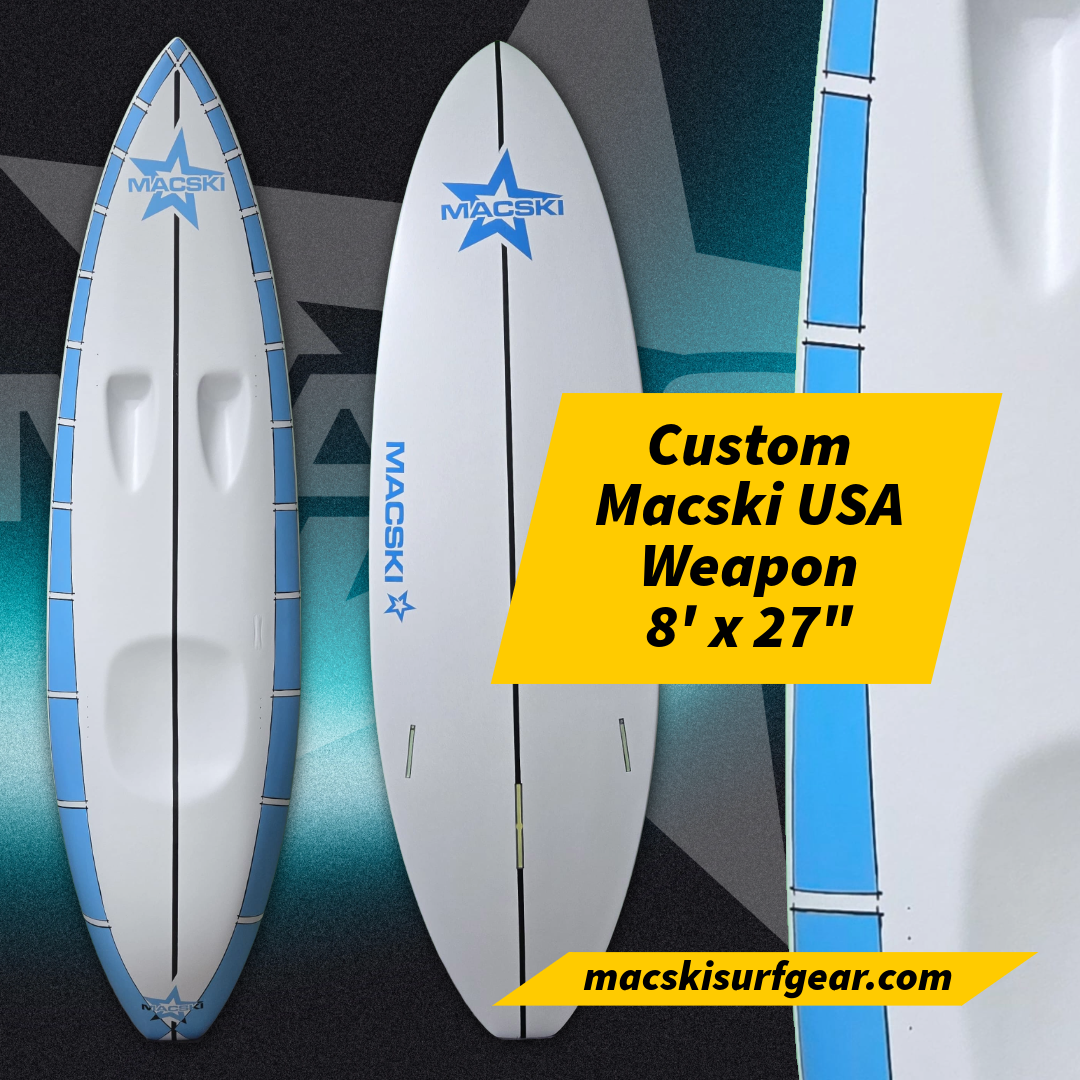 New custom waveski fresh out of the shop!