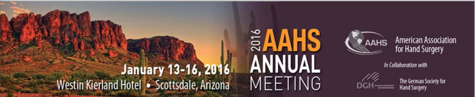 2016 AAHS Annual Meeting