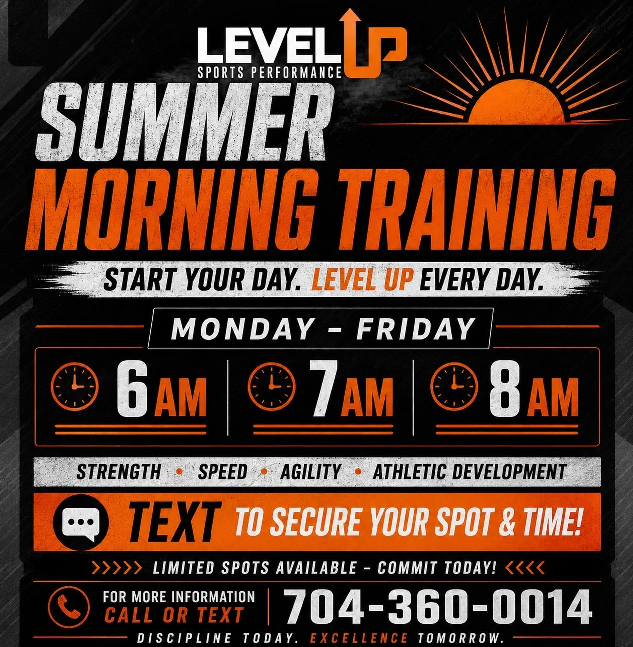 🚨 SUMMER TRAINING! 🚨

Don&rsquo;t waste your offseason. Build strength. Increase speed. Gain confidence.

🏋️ Strength Training
⚡ Speed &amp; Agility
🔥 Explosive Power
🎯 Injury Prevention

For youth &amp; college athletes who want to dominate the