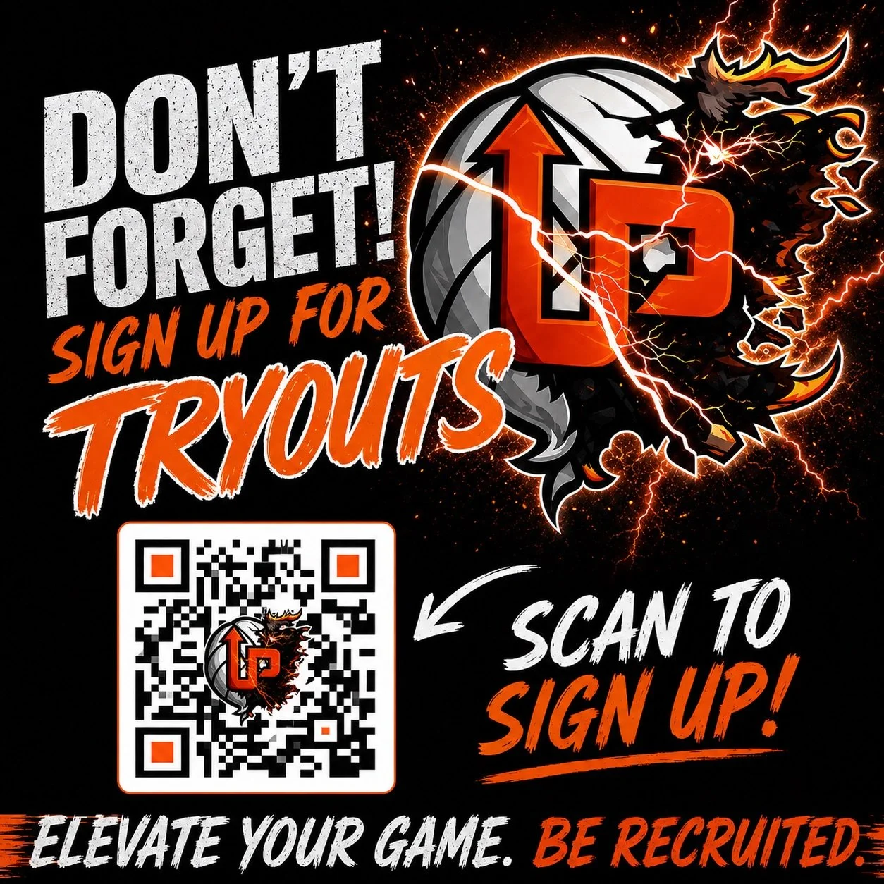 🚨TRYOUT REMINDER🚨

Don&rsquo;t miss your chance to Level Up this season. If you&rsquo;re ready to compete, improve your game, and play in front of college coaches, now is the time.

🏐 Level Up Volleyball Club Girls Tryouts
📍 15s &bull; 16s &bull;