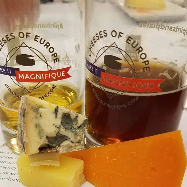 No competition, the best pairing of the afternoon at the #beernow19 conference was the Mimolette and Doppelbock and it looks like the room agreed. @cheesesofeurope #pintsandplates 
#cheese #cheesepairing #beerandfoodpairing #beerandfood #triplecreme 