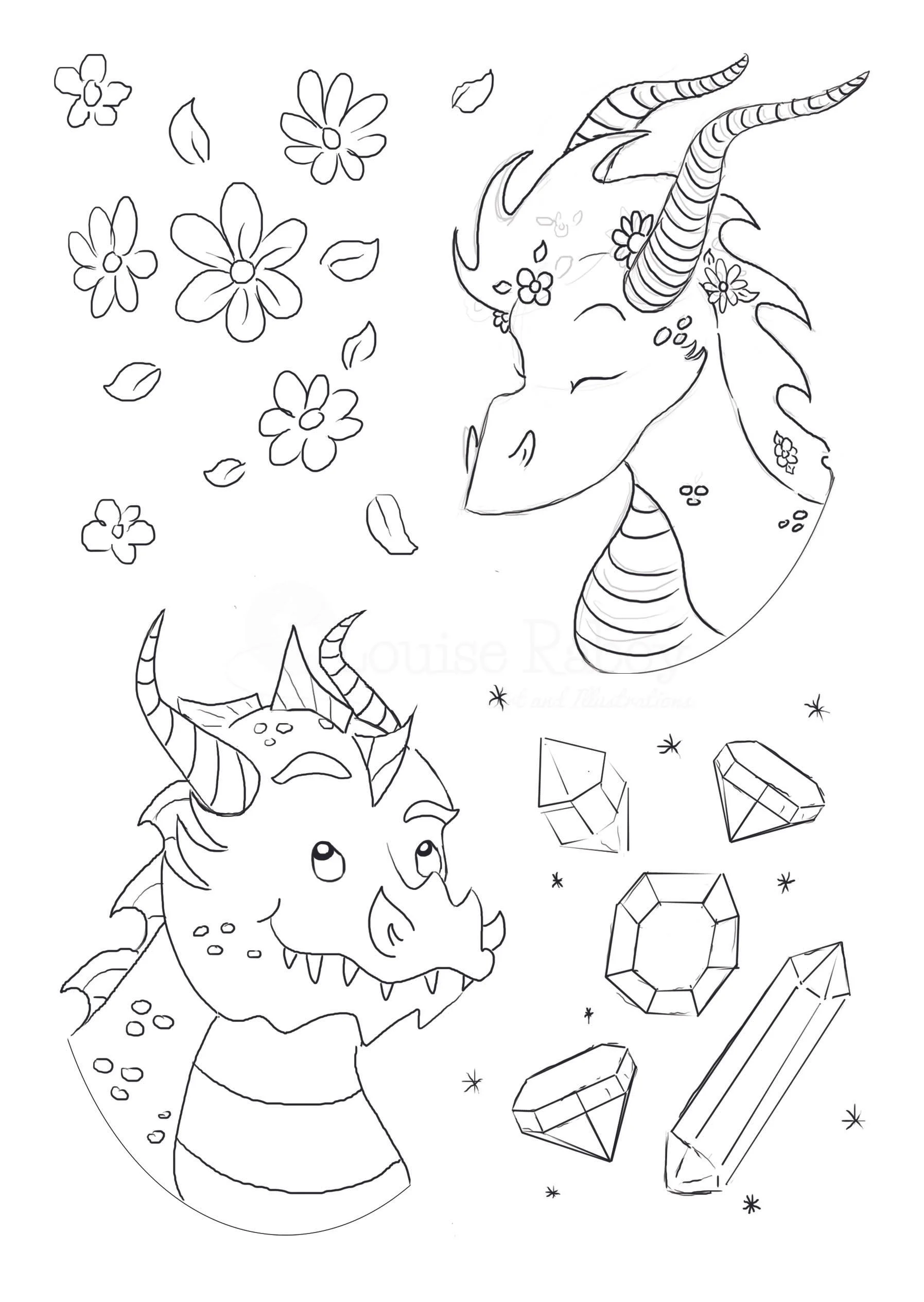 Page Design for Colouring Book