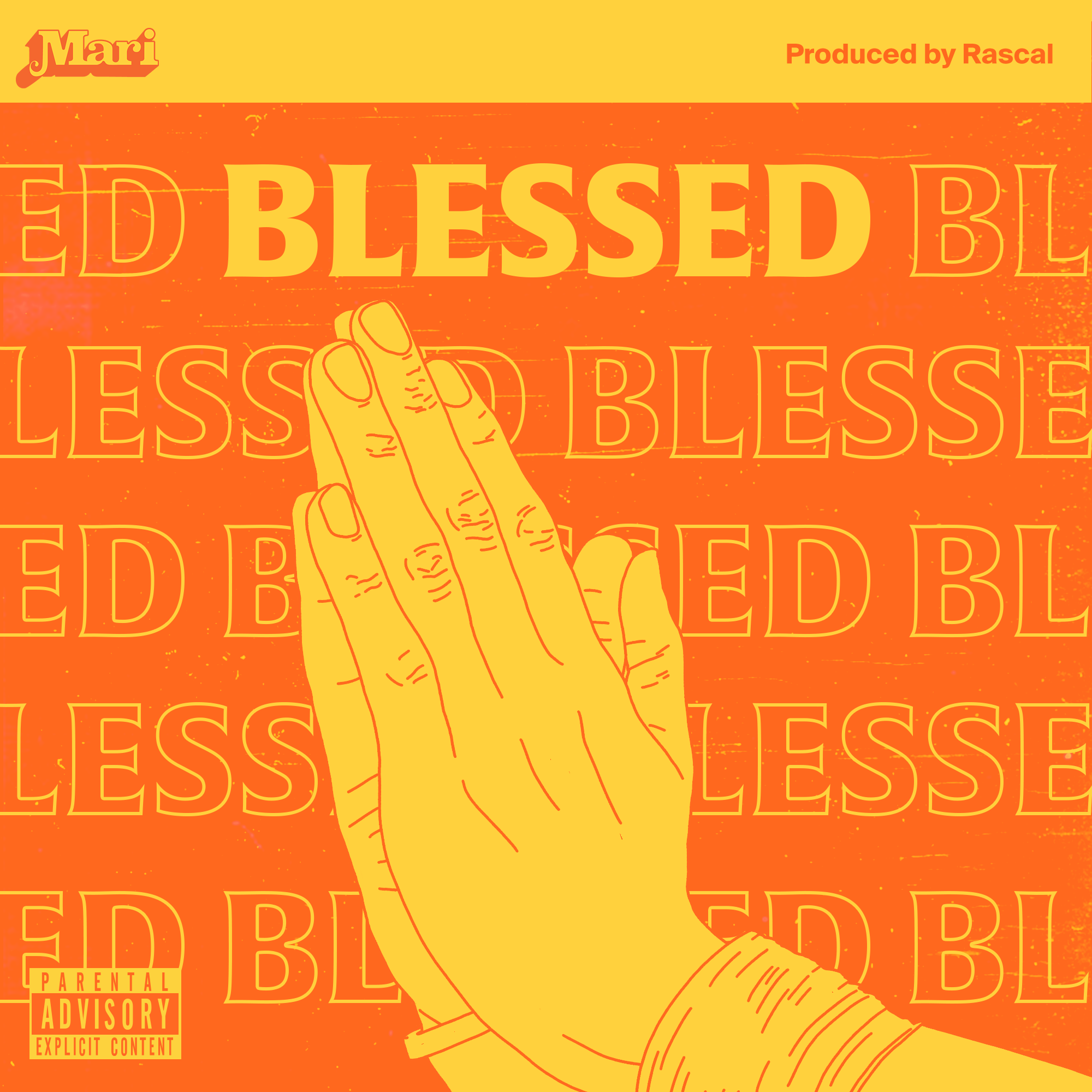 BLESSED SINGLE ART