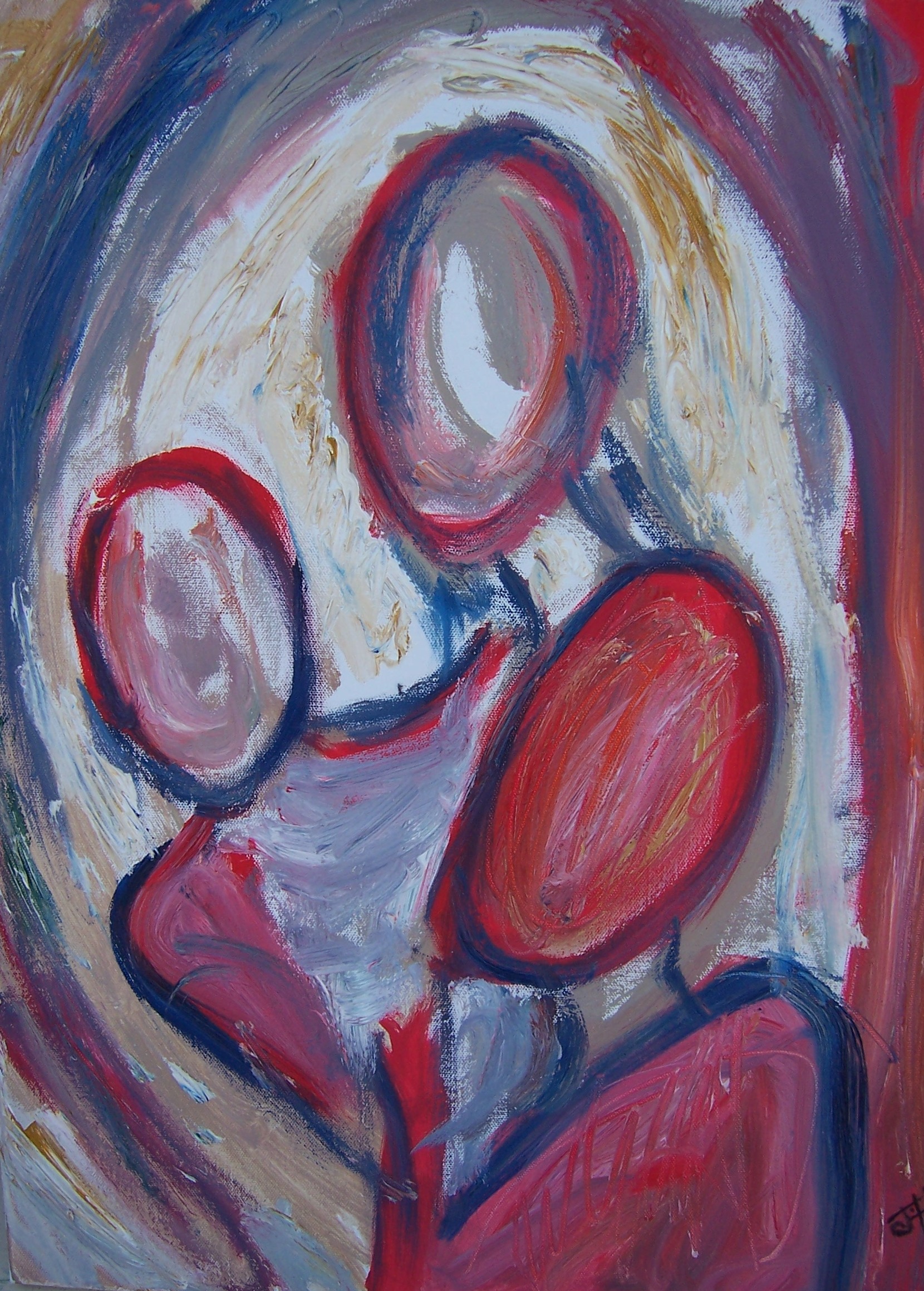 Guides , oil on canvas, 24 x 20"