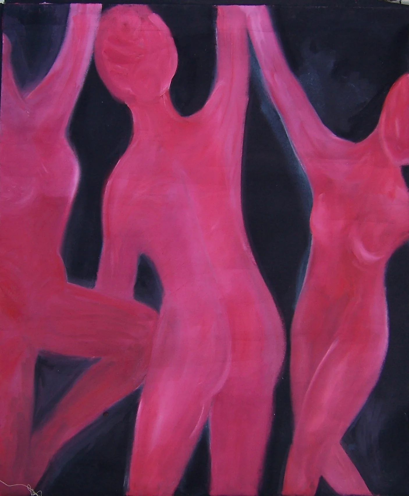 Cranberry Dance , oil on canvas, 36.5 x 34"