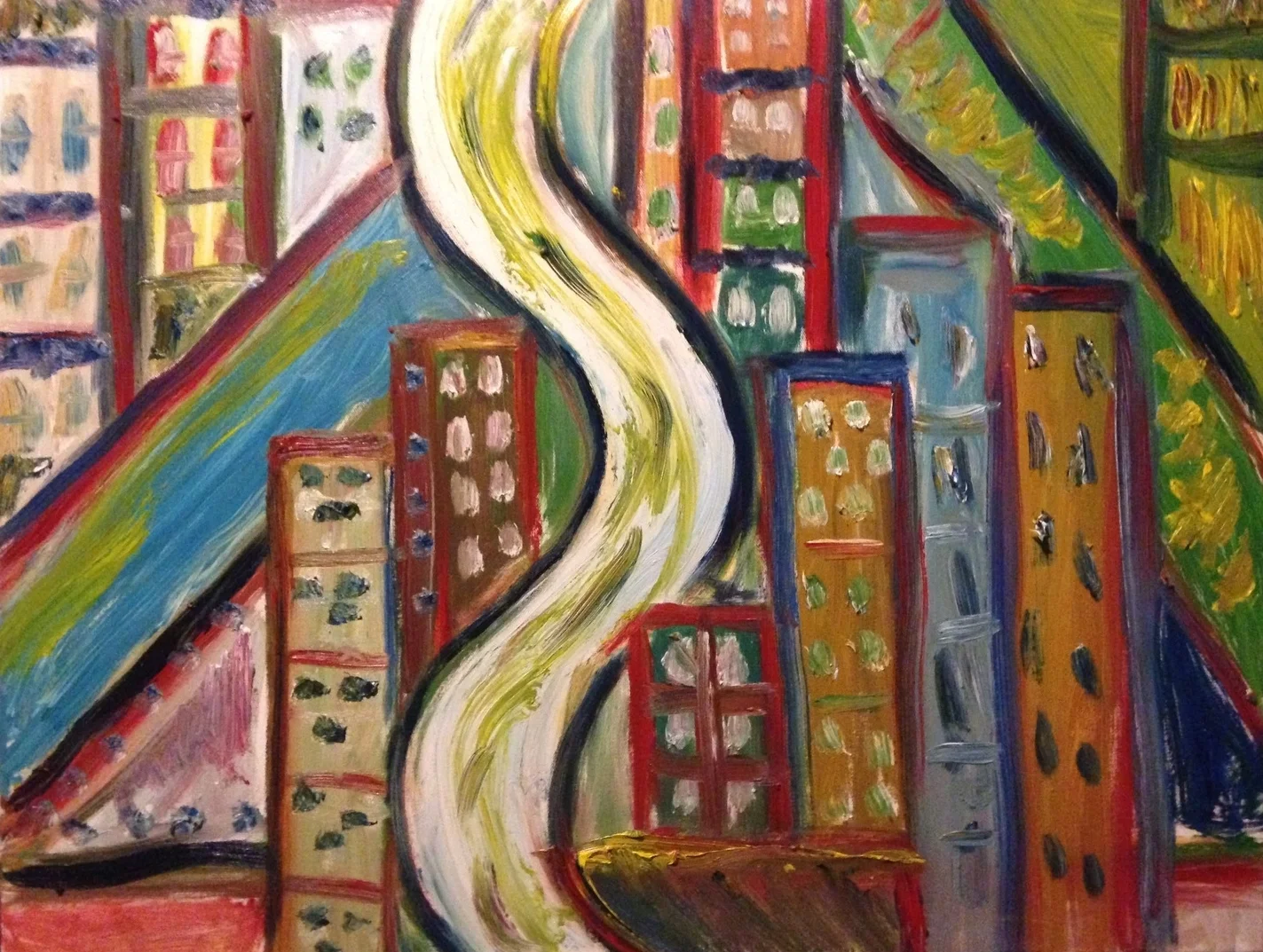    Lombard , oil of canvas, 24 x 30"  