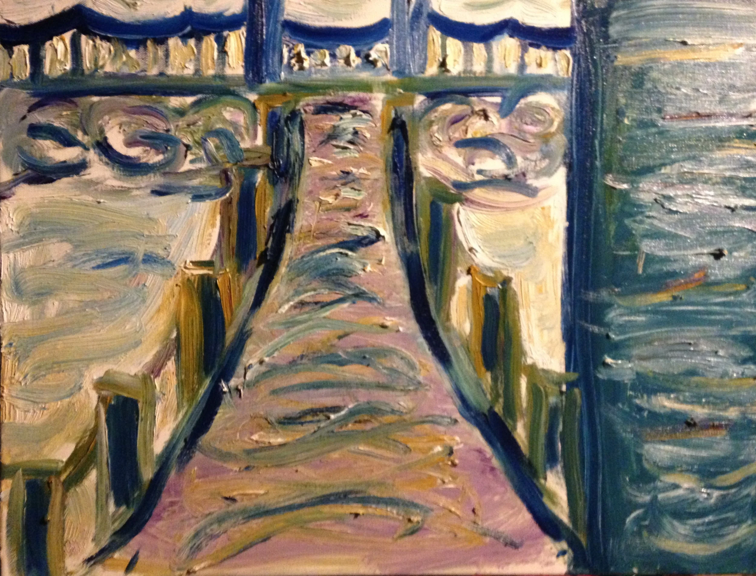    Pathways , oil on canvas, 16 x 20"  