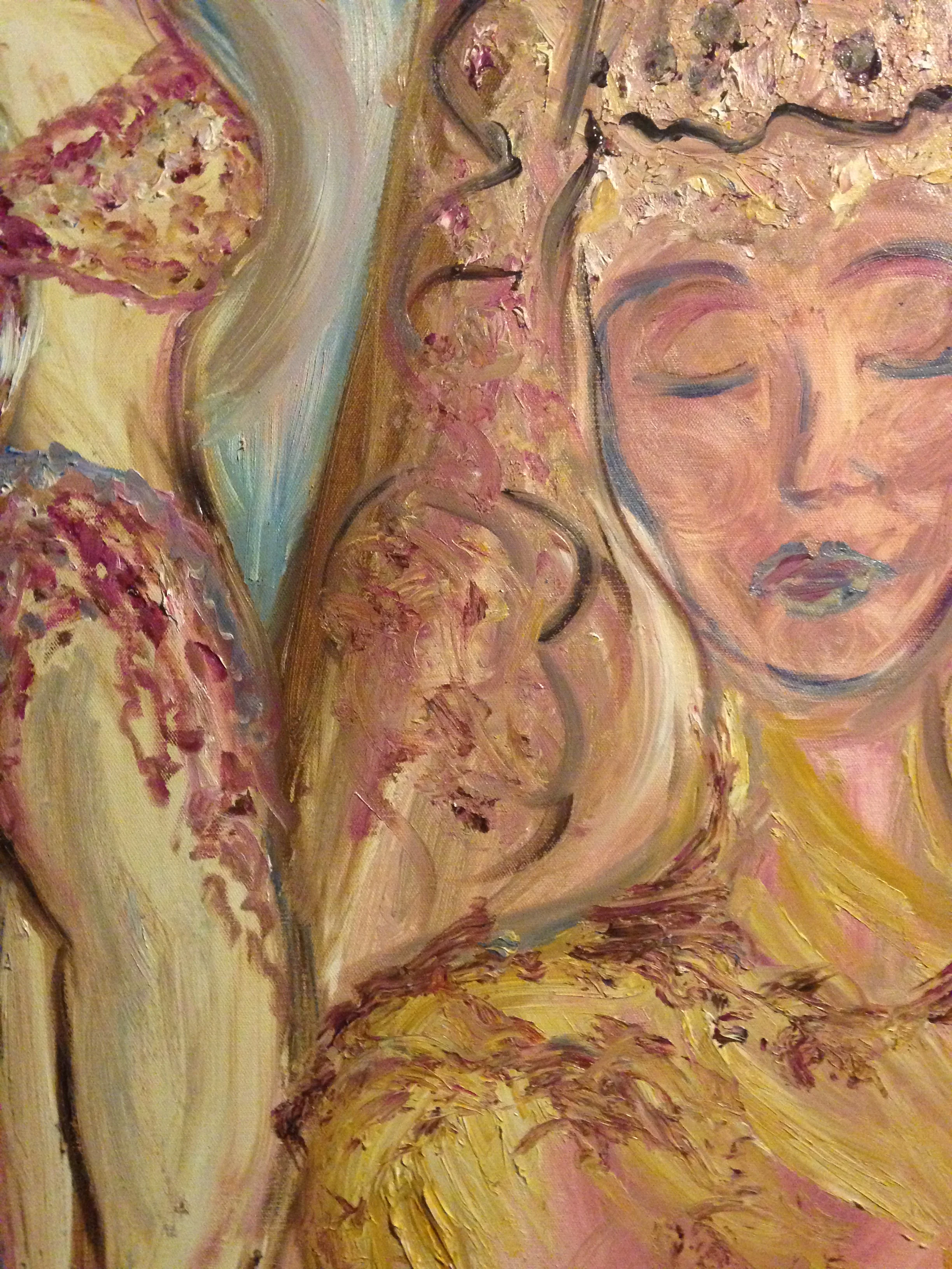    Adorned , oil on canvas, 24 x 18”  