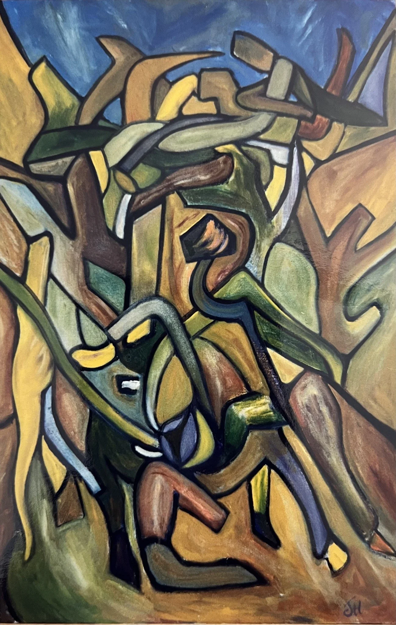    Elongated, oil on canvas, 24 × 18”   