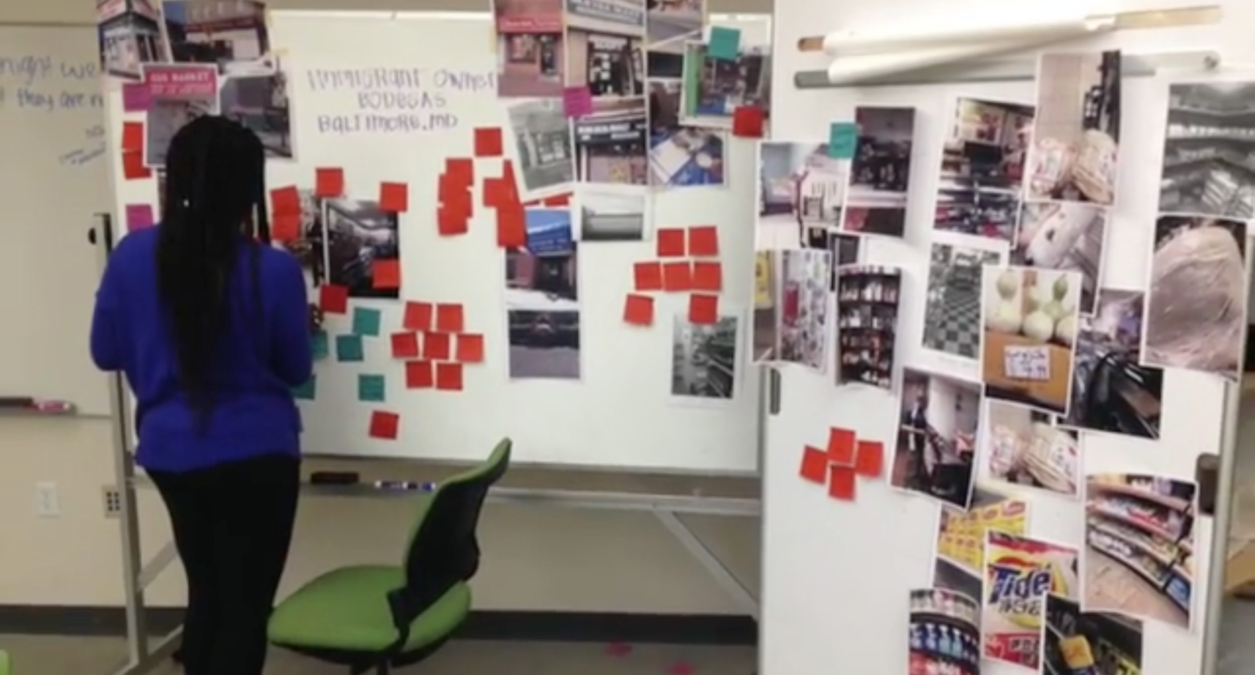 Students working through Mixed Methods Research