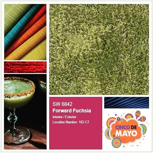 Happy Cinco de Mayo! 
#maharamtextiles #sherwinwilliams 
#realstonesystems 
#zintraacousticsolutions 
#shawcontract