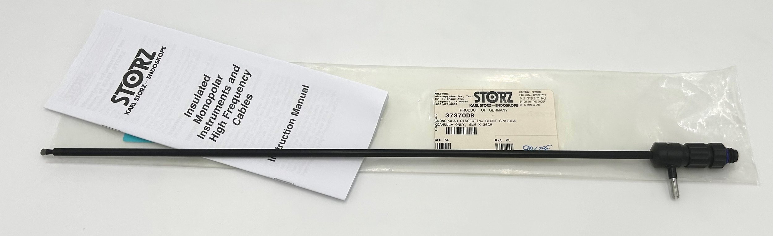 Karl Storz 37370DB Monopolar Dissecting Blunt Spatula 5 mm-36 cm