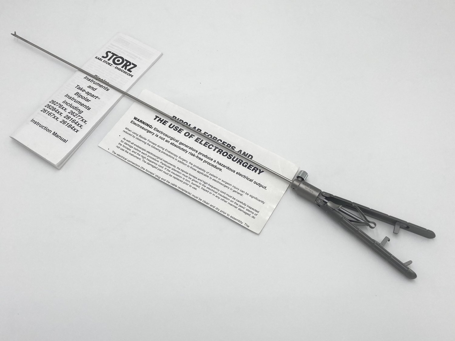 Endoscopy equipment and instruments rigid and flexible. Different