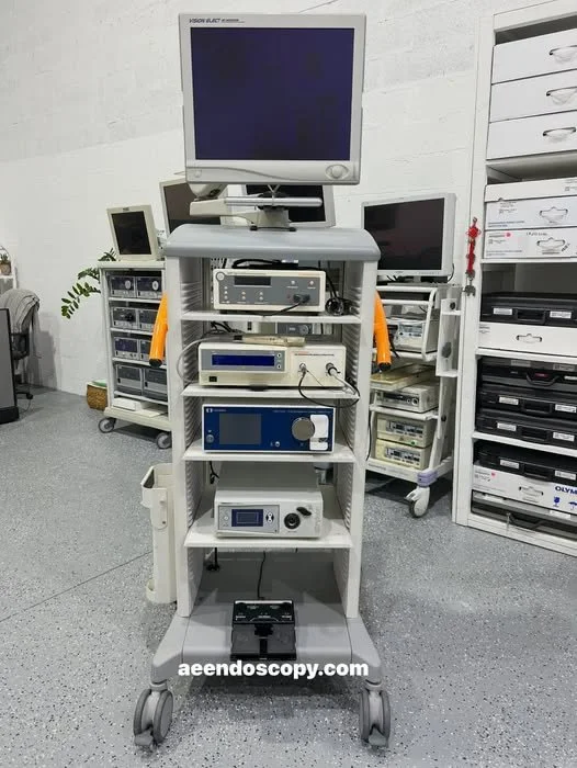 Endoscopy equipment and instruments rigid and flexible. Different ...