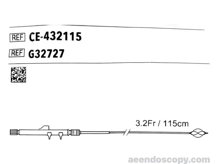 Cook Medical G32727 Helical Stone Extractor 3.2Fr x 115cm