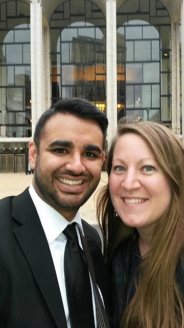 Juan and Clara at the MET