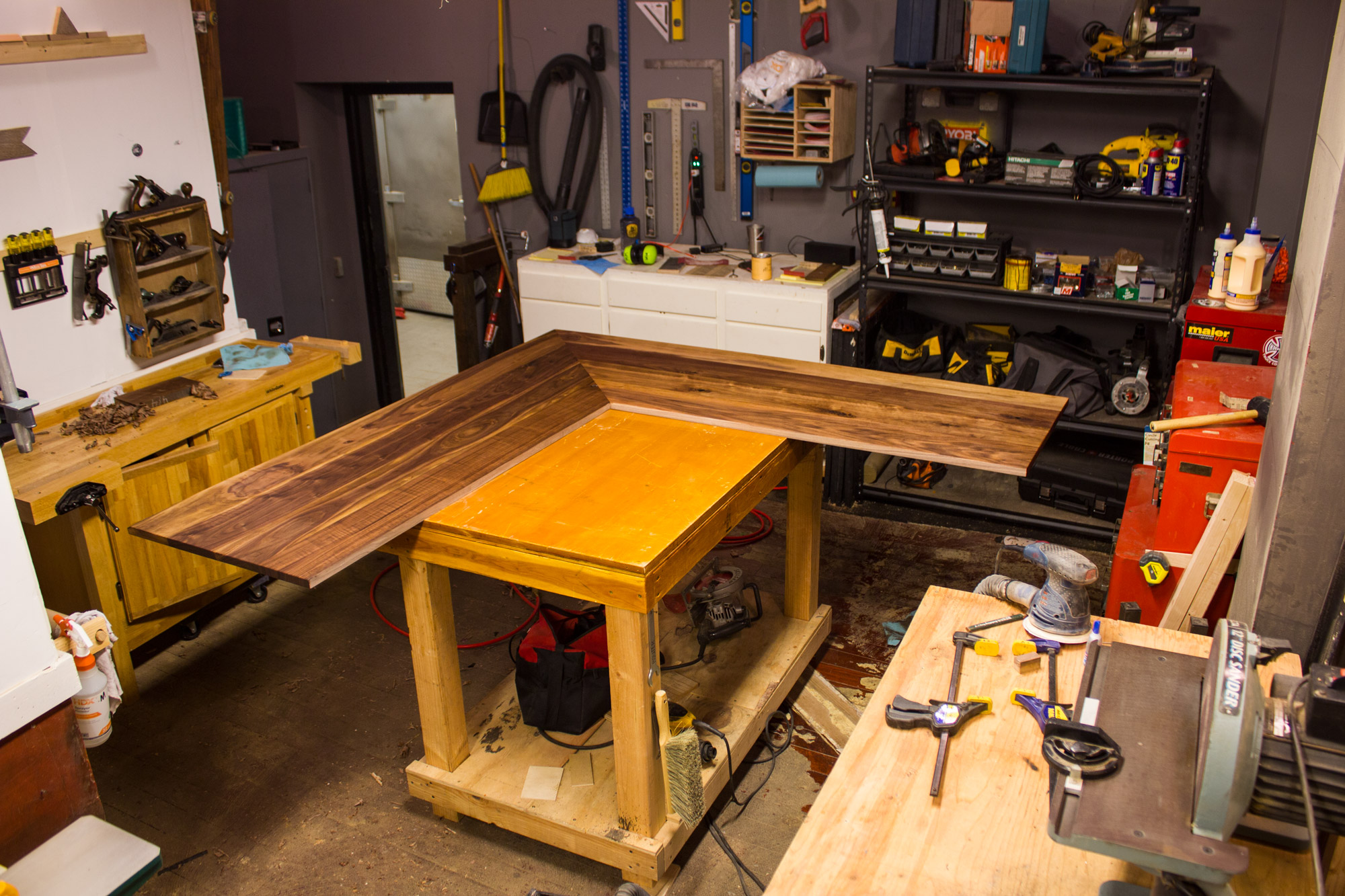 Bottom oiled and wet sanded