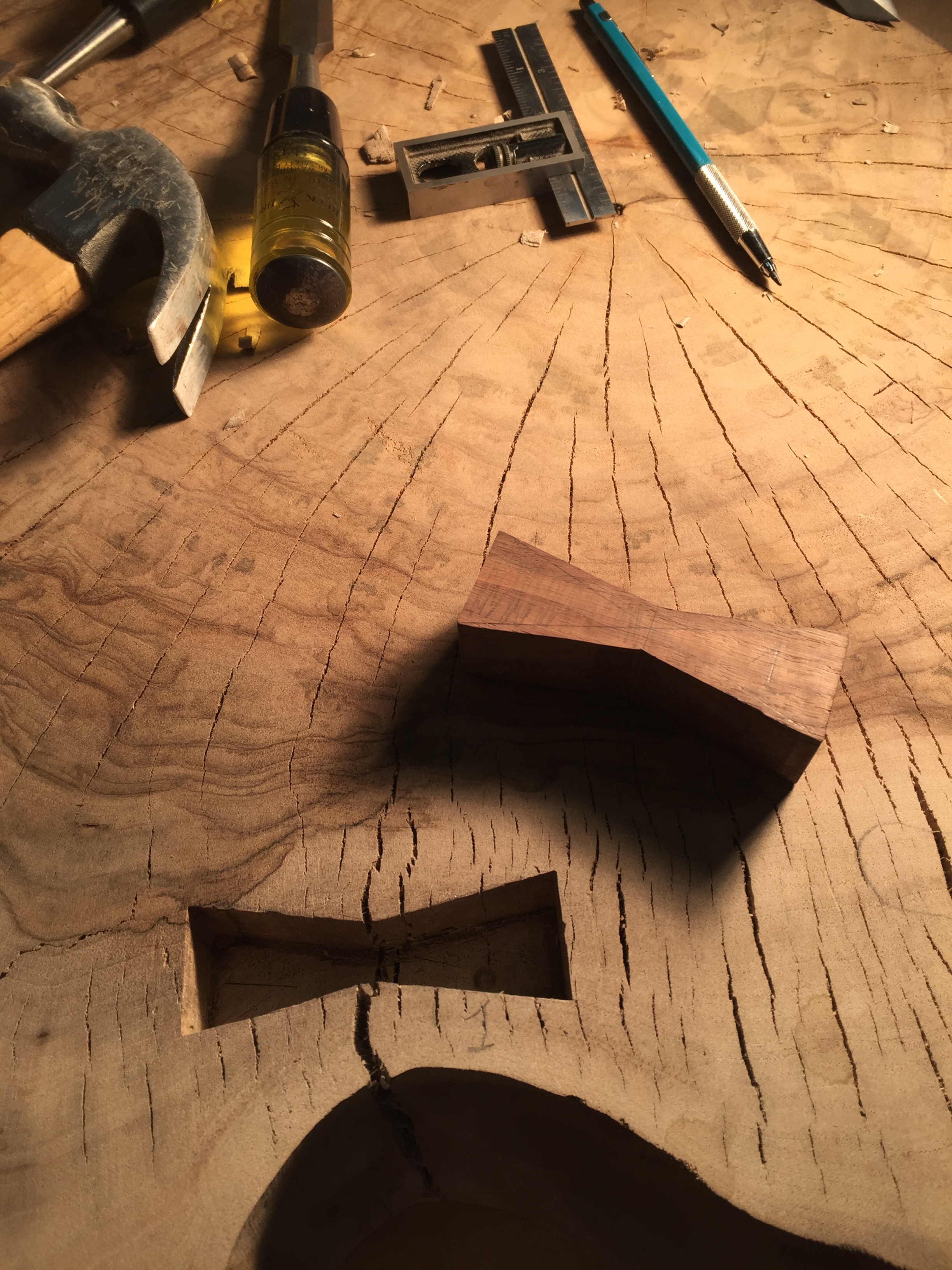 Key ready to inlay.