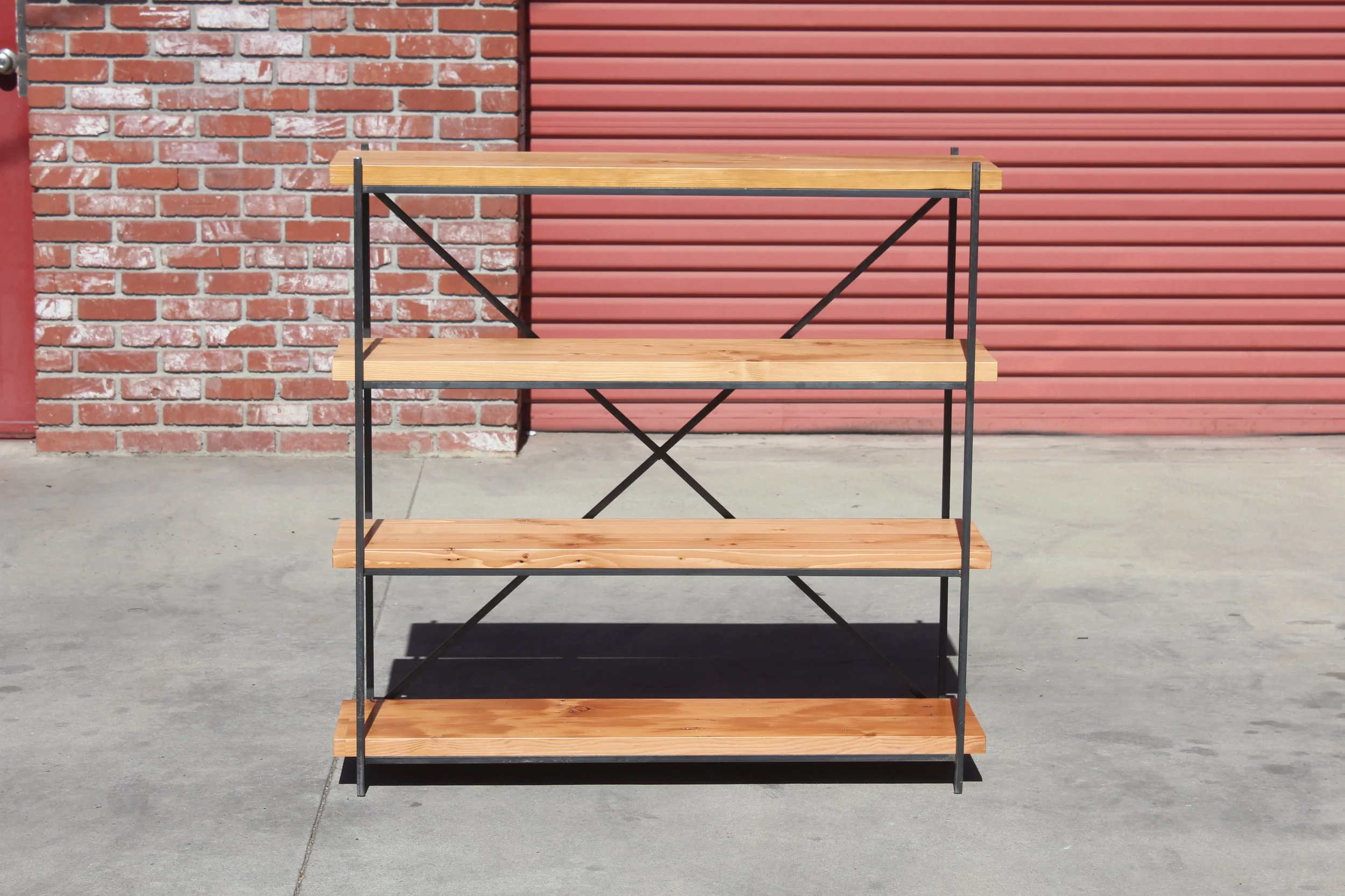 Meisch Made, reclaimed wood bookcase. Hand made in Los Angeles.