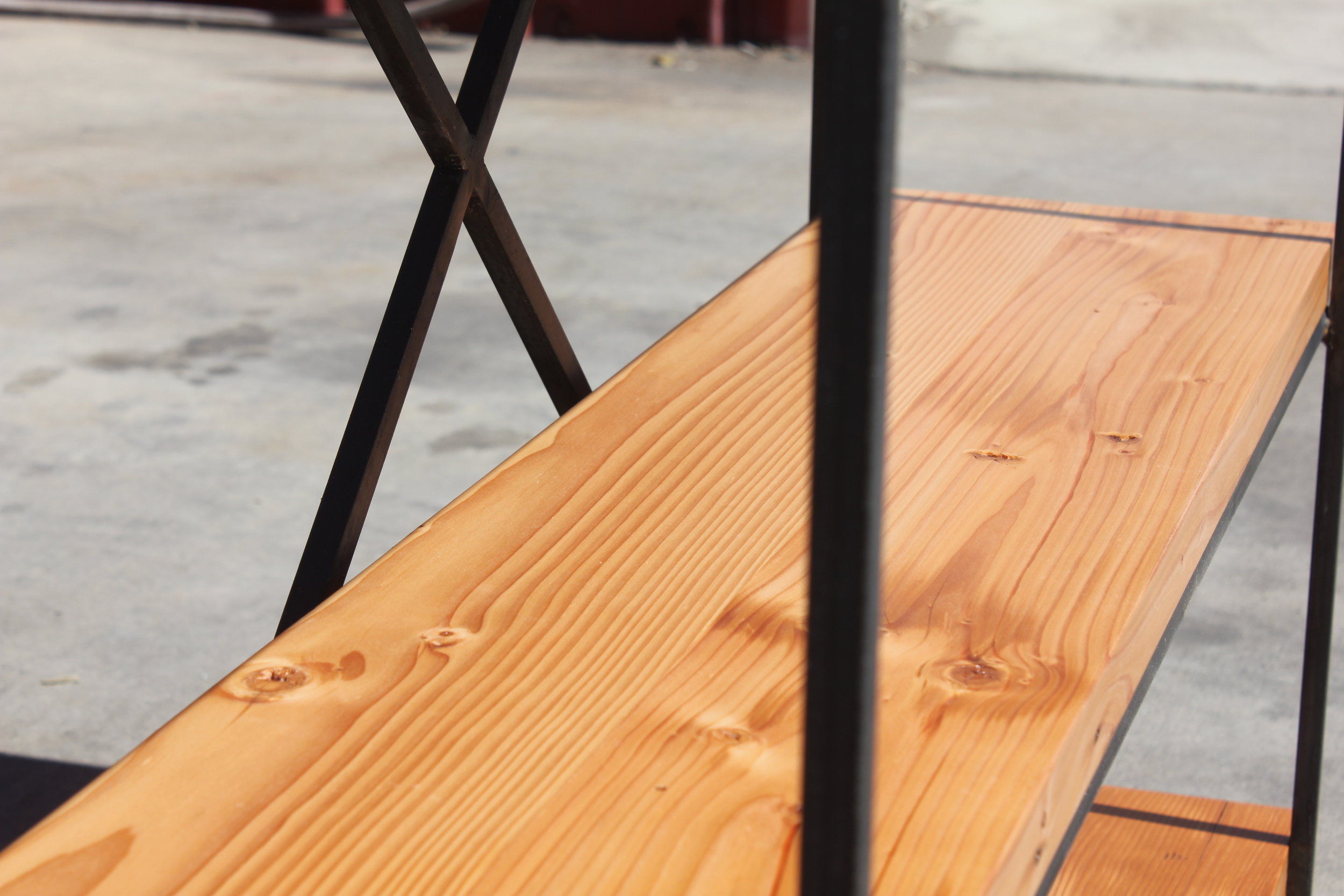 Meisch Made, reclaimed wood bookcase. Hand made in Los Angeles.