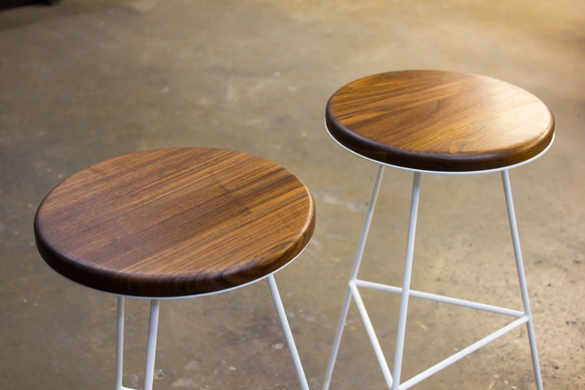 The Marchand Stool - Walnut