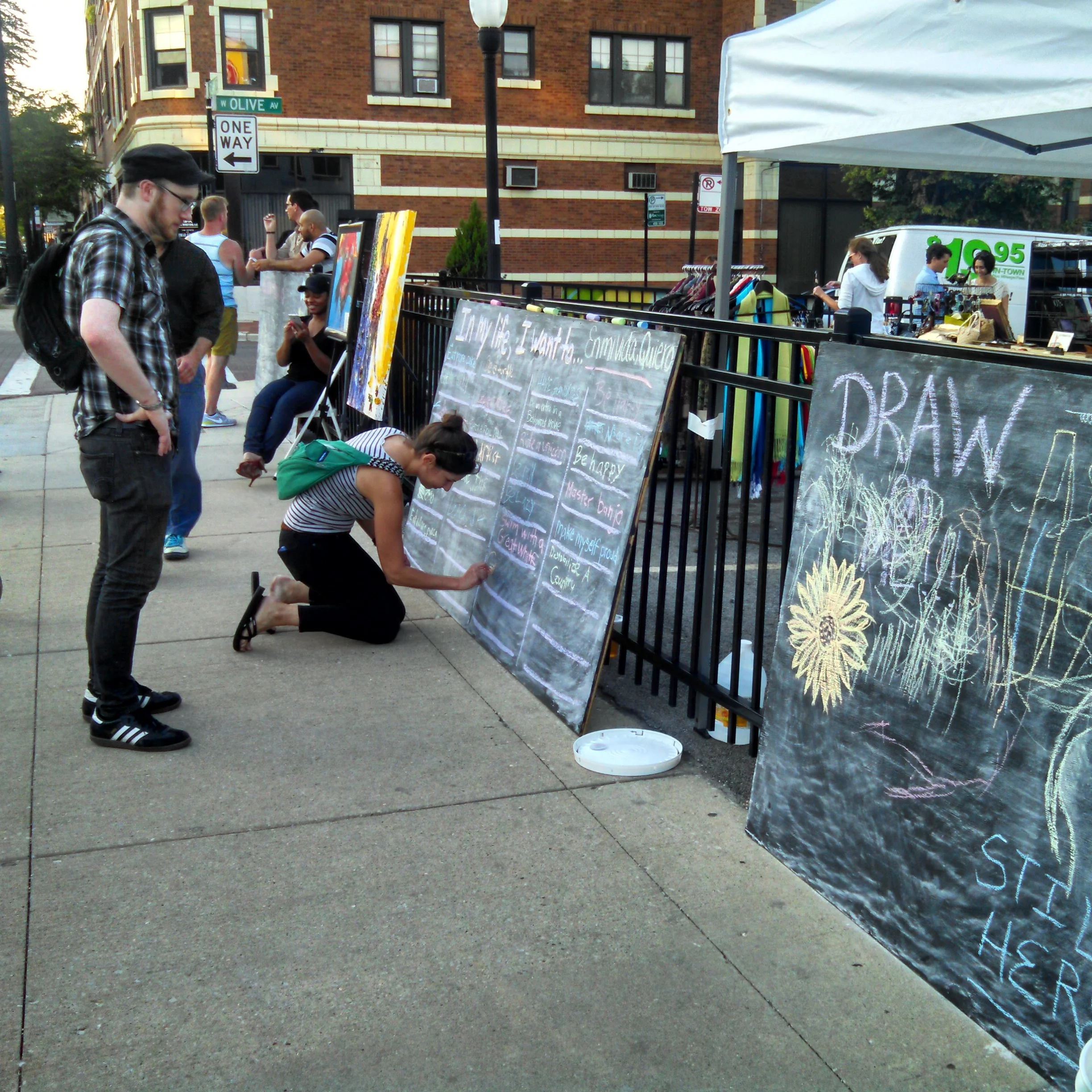 Olive In Motion Better Block Event Series - Chicago, Illinois - July & August 2014