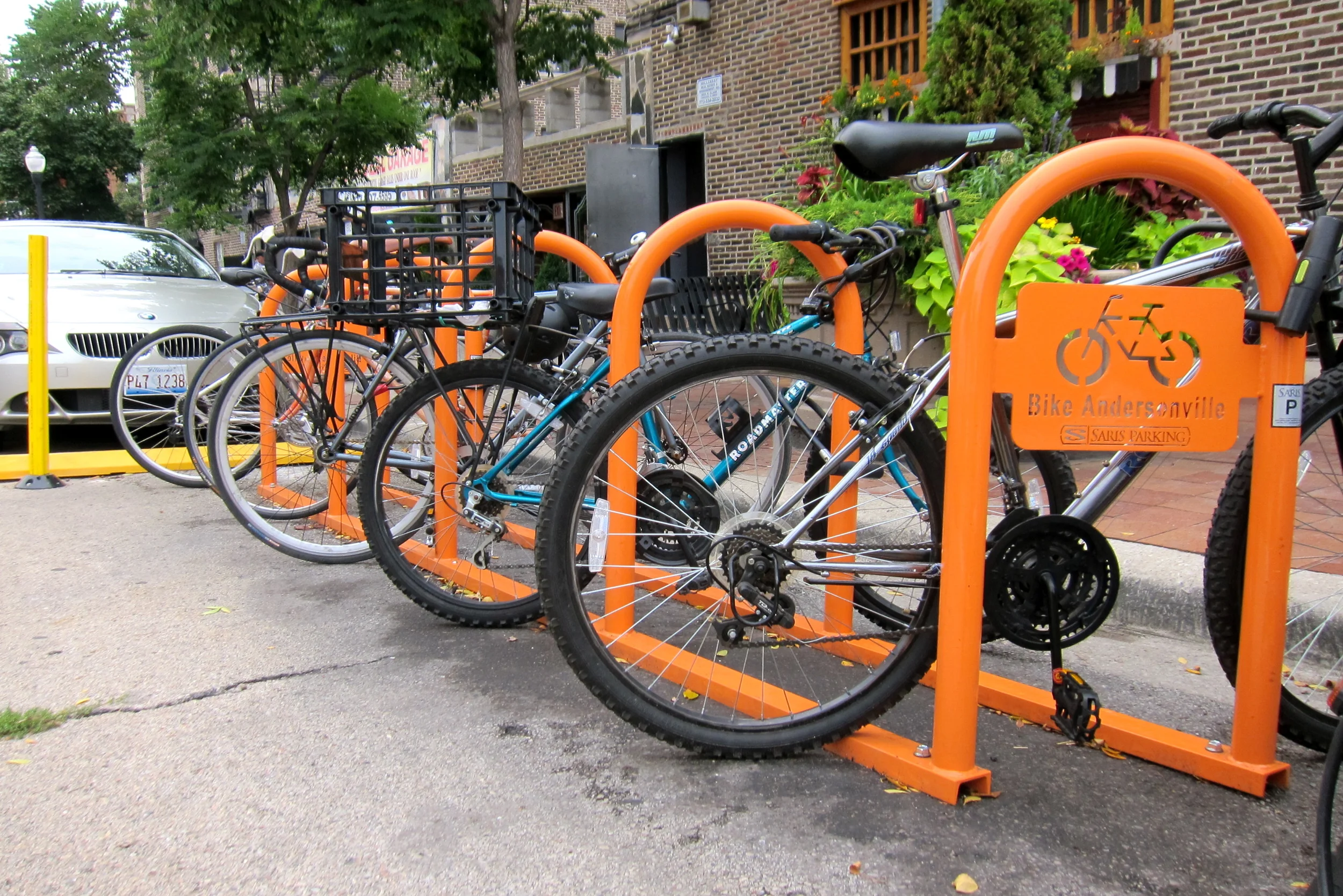 The Coffee Studio Bike Corral - Chicago, Illinois - Installed June 2013