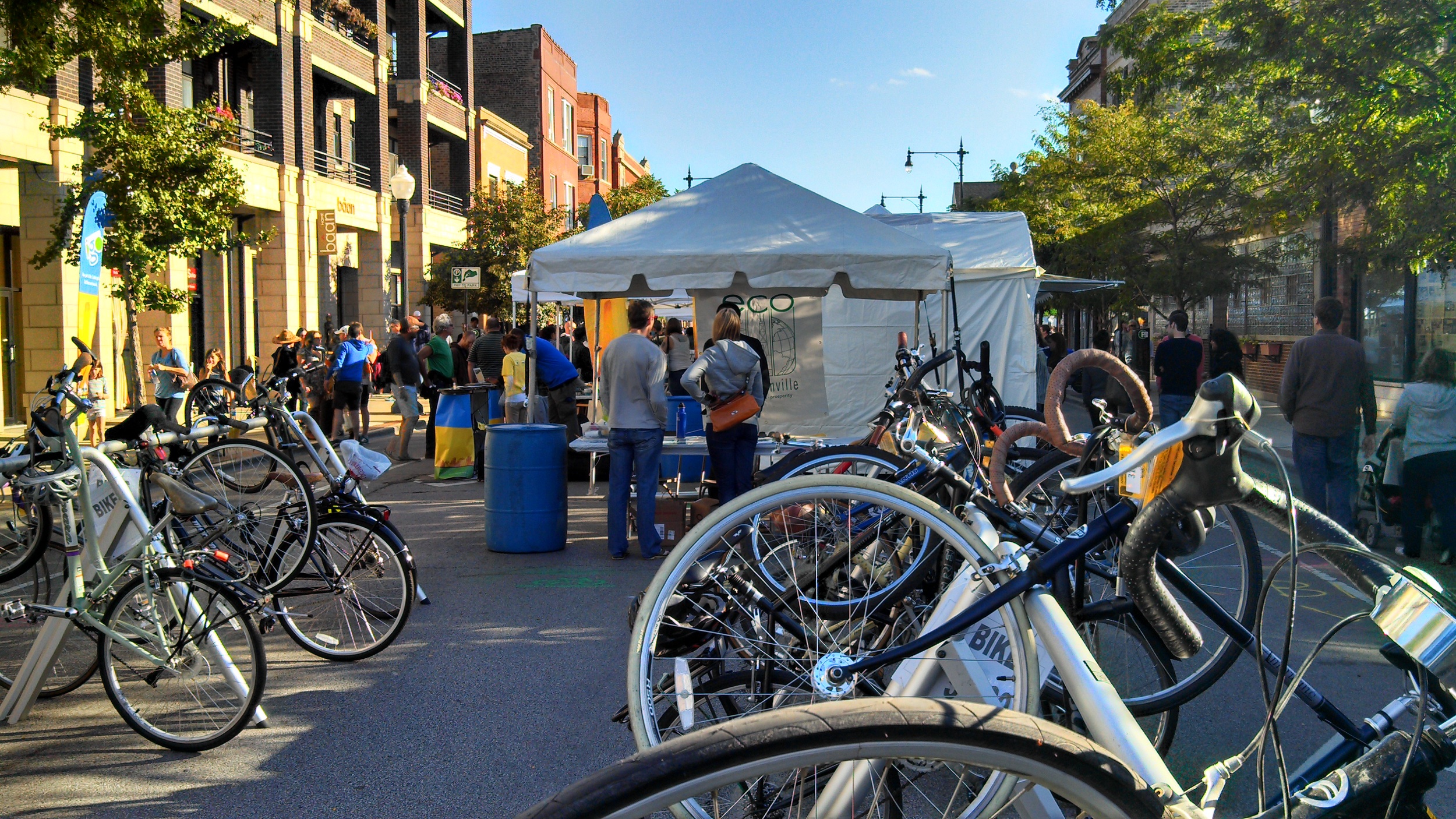 Andersonville City Made Festival Bike Valet - Chicago, Illinois - September 2013
