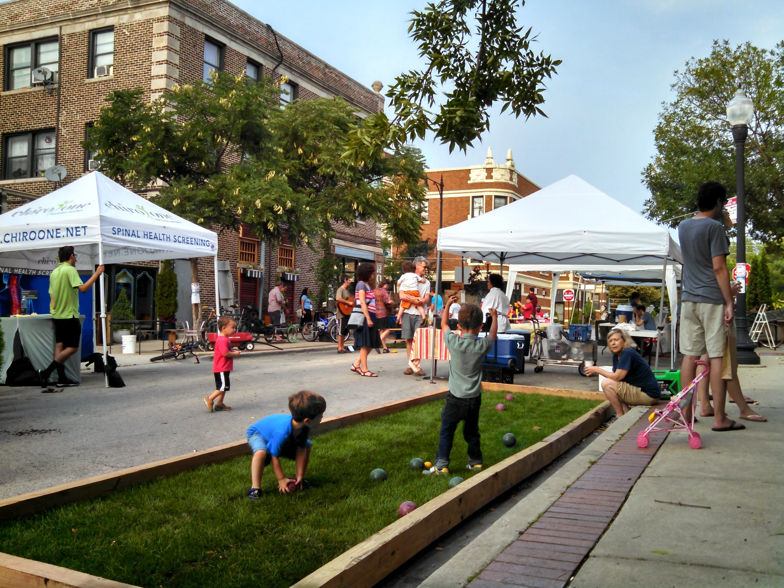 Olive In Motion Better Block Event Series - Chicago, Illinois - July & August 2014