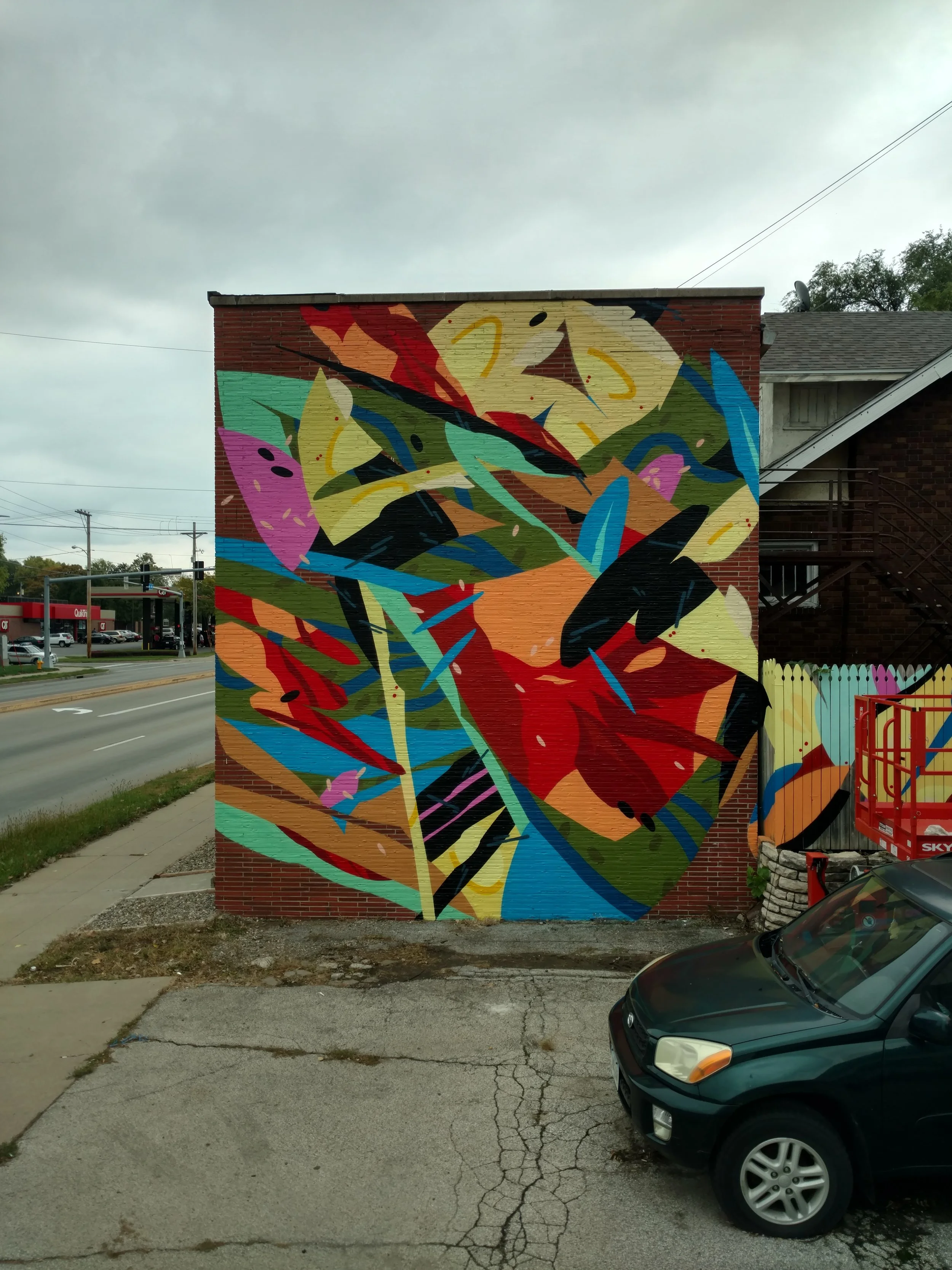 Ruben Aguirre Mural - Des Moines, Iowa - September 2017